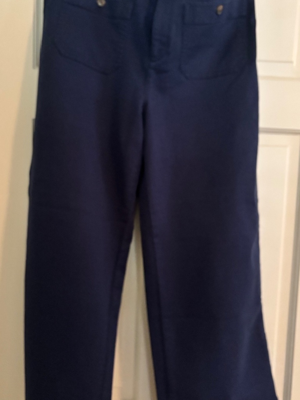 Loft Palmer Wide Leg Pants Navy Size 10 NWT